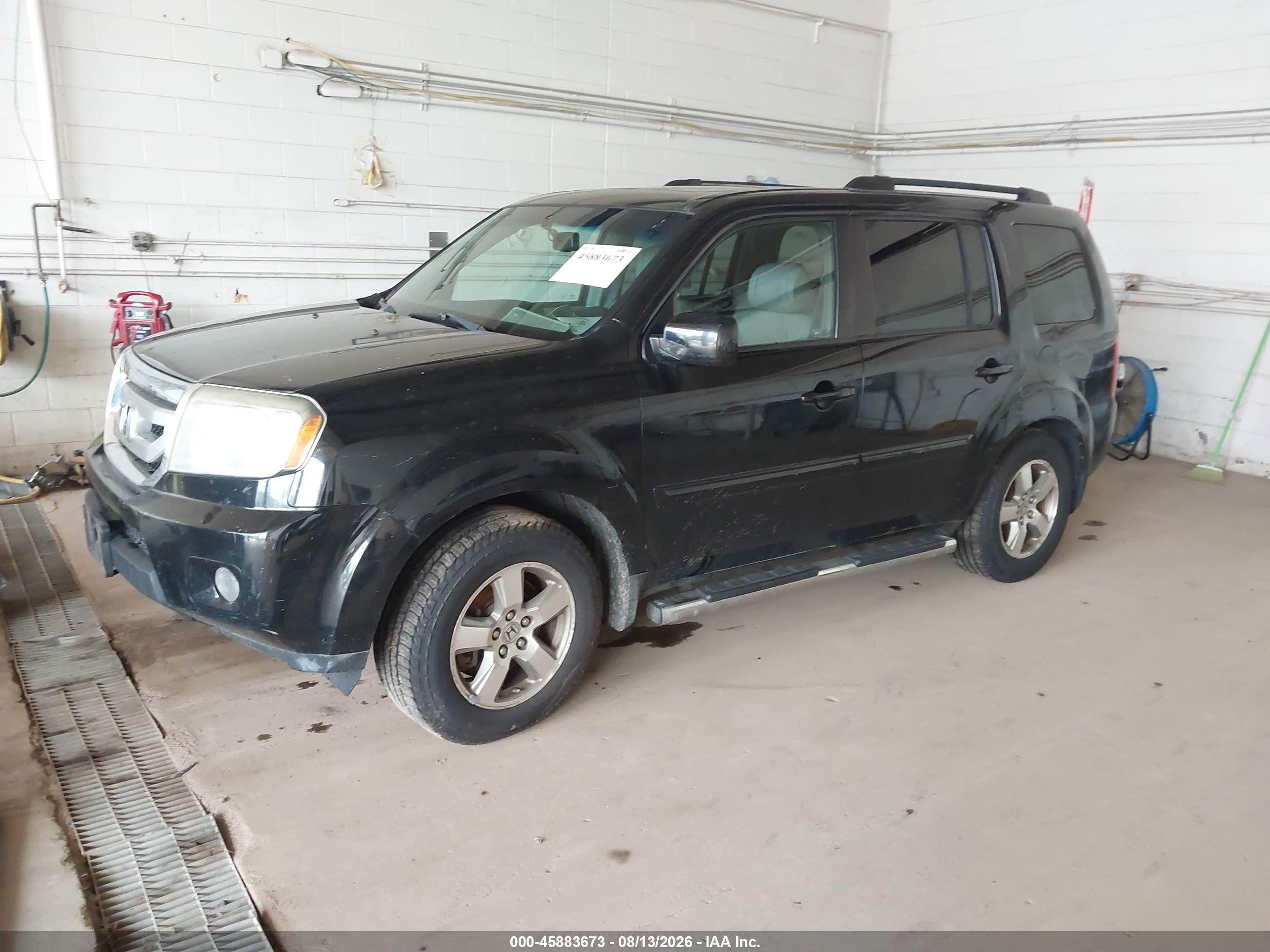 2009 Honda Pilot Ex-l Черный vin: 5FNYF48529B017163