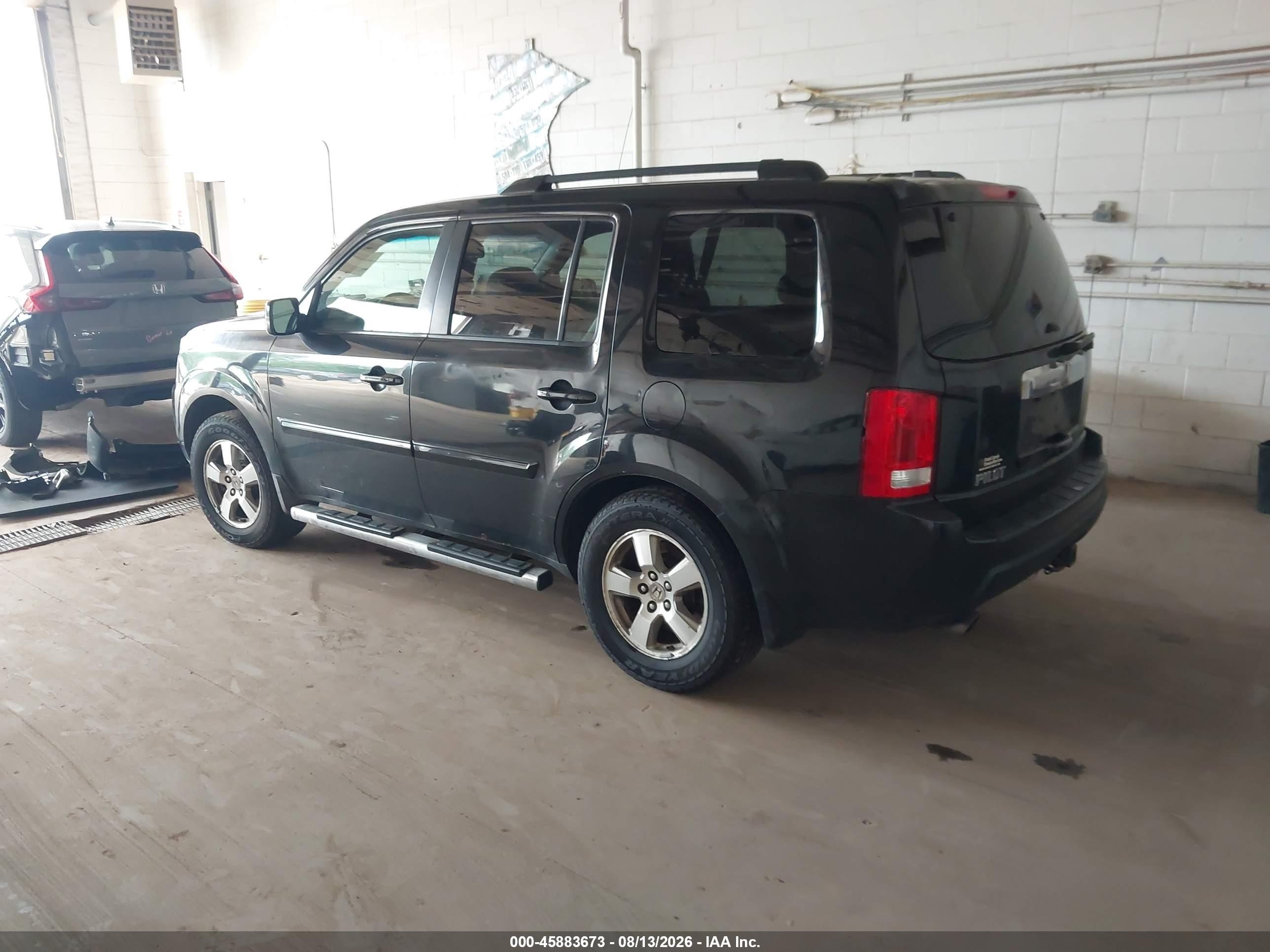 2009 Honda Pilot Ex-l Черный vin: 5FNYF48529B017163