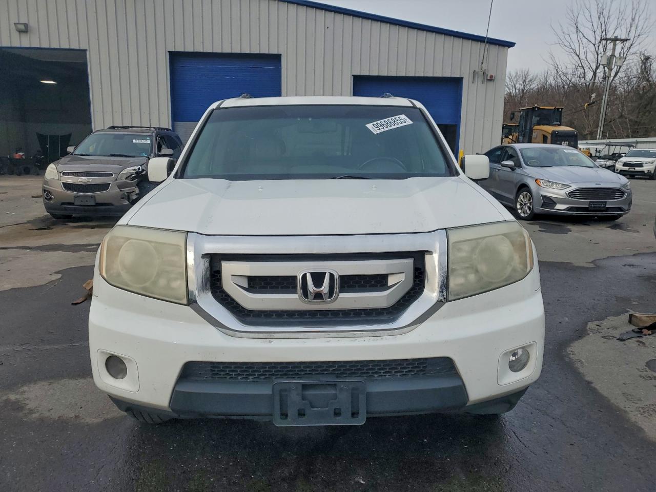 2009 Honda Pilot Exl Белый vin: 5FNYF48529B042886