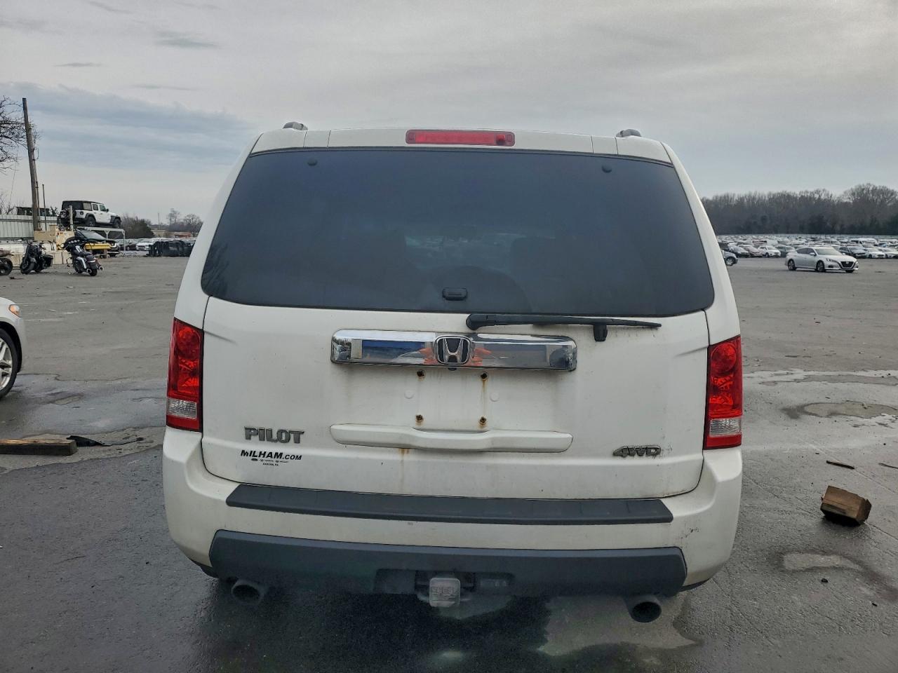 2009 Honda Pilot Exl Белый vin: 5FNYF48529B042886