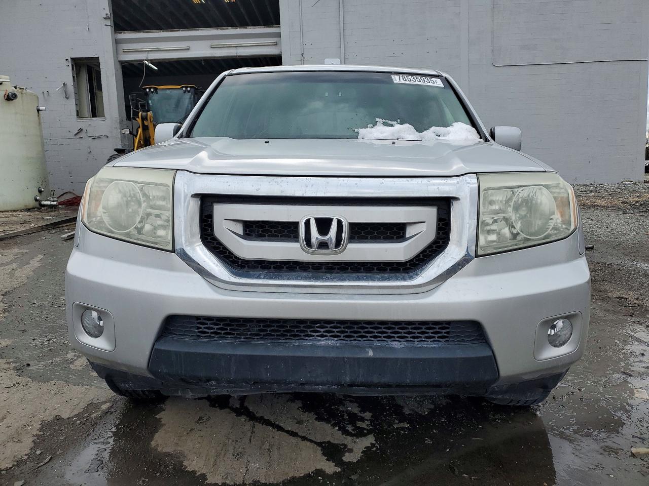 2009 Honda Pilot Exl Silver vin: 5FNYF48529B048512