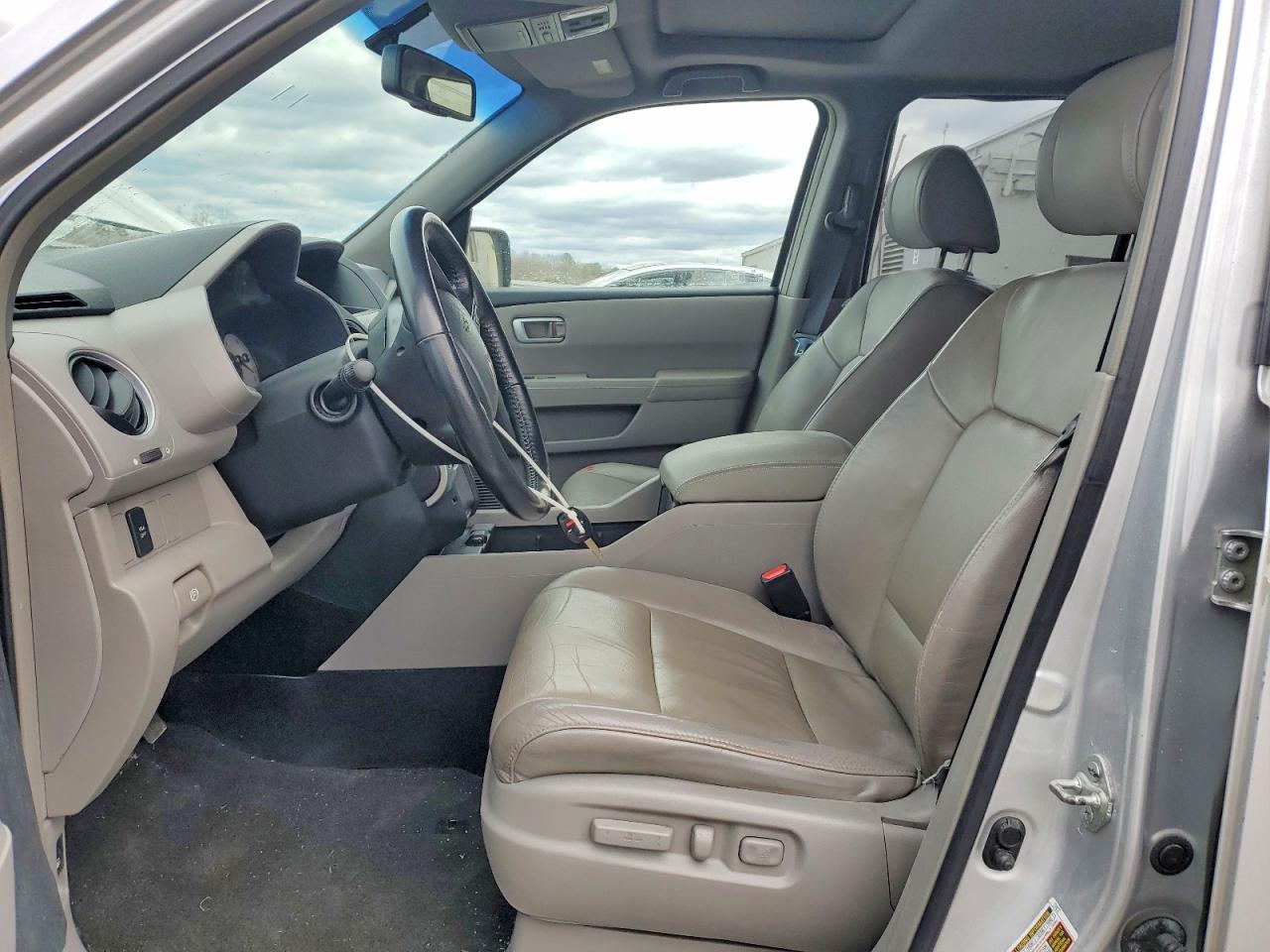 2009 Honda Pilot Exl Silver vin: 5FNYF48529B048512
