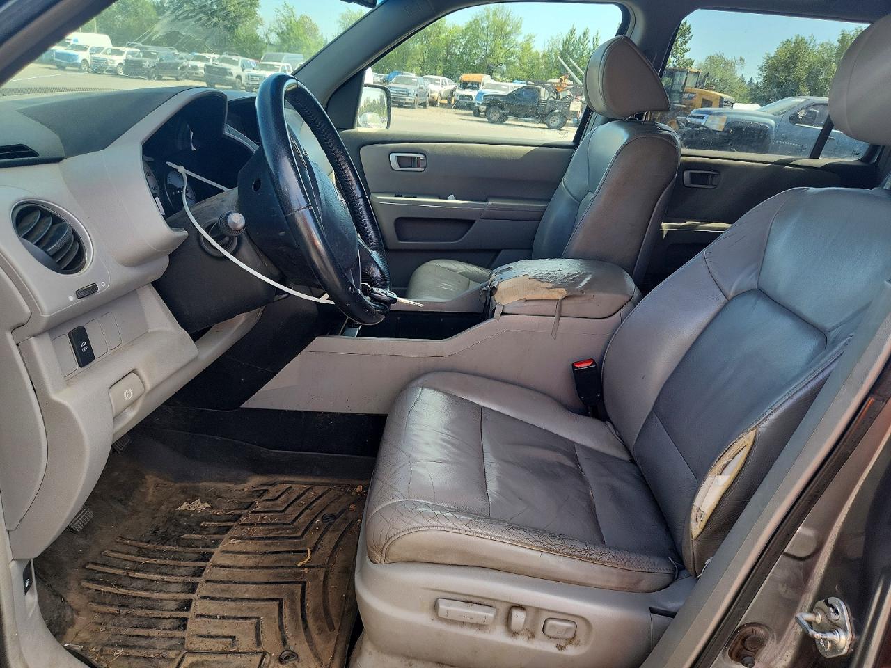2009 Honda Pilot Exl Gray vin: 5FNYF48539B025983
