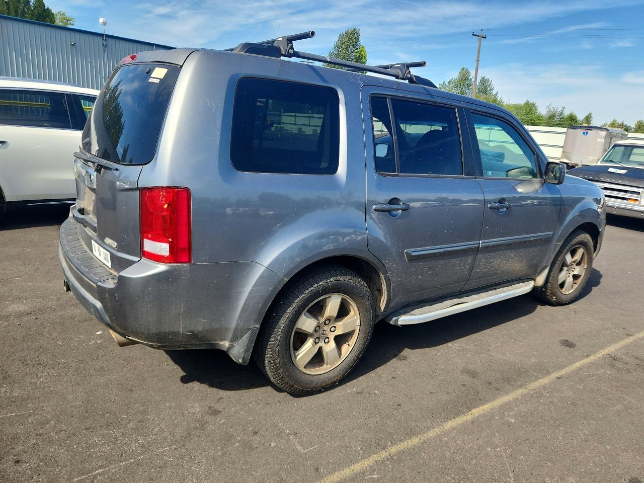 2009 Honda Pilot Exl Gray vin: 5FNYF48539B025983