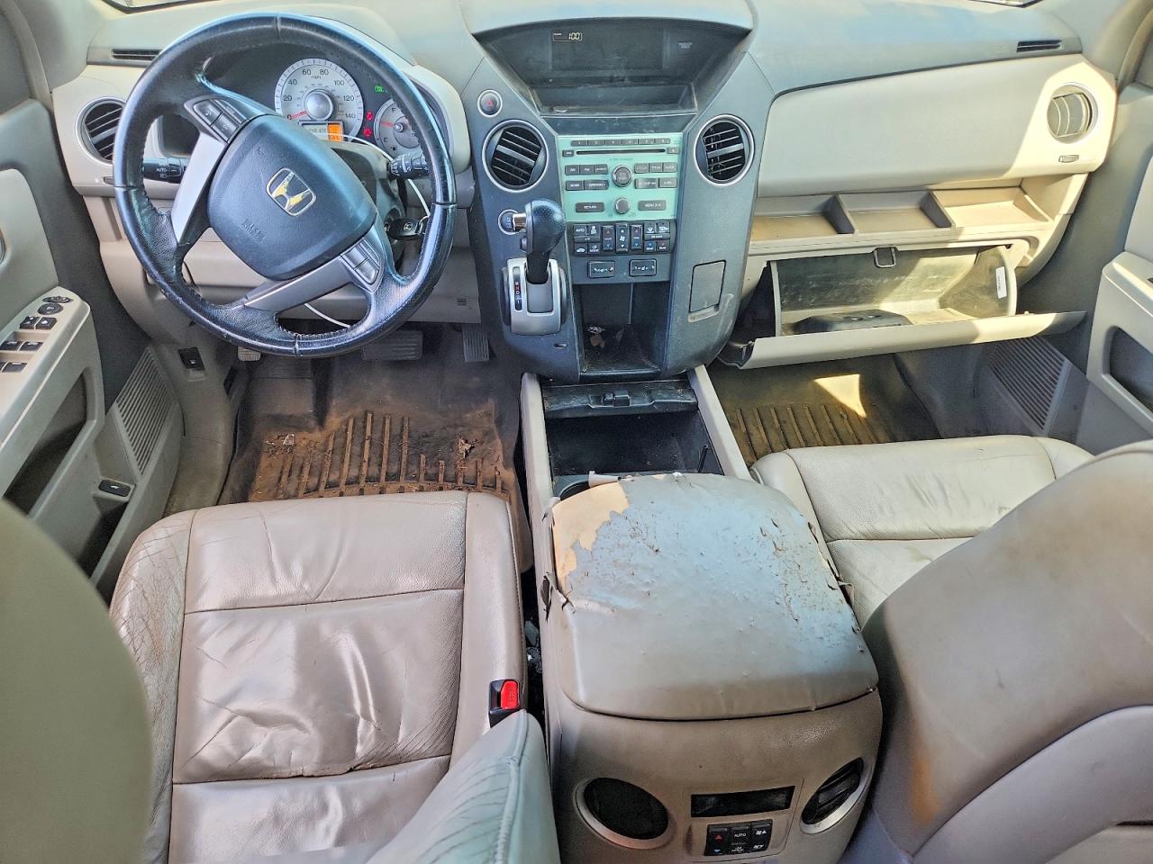 2009 Honda Pilot Exl Gray vin: 5FNYF48539B025983
