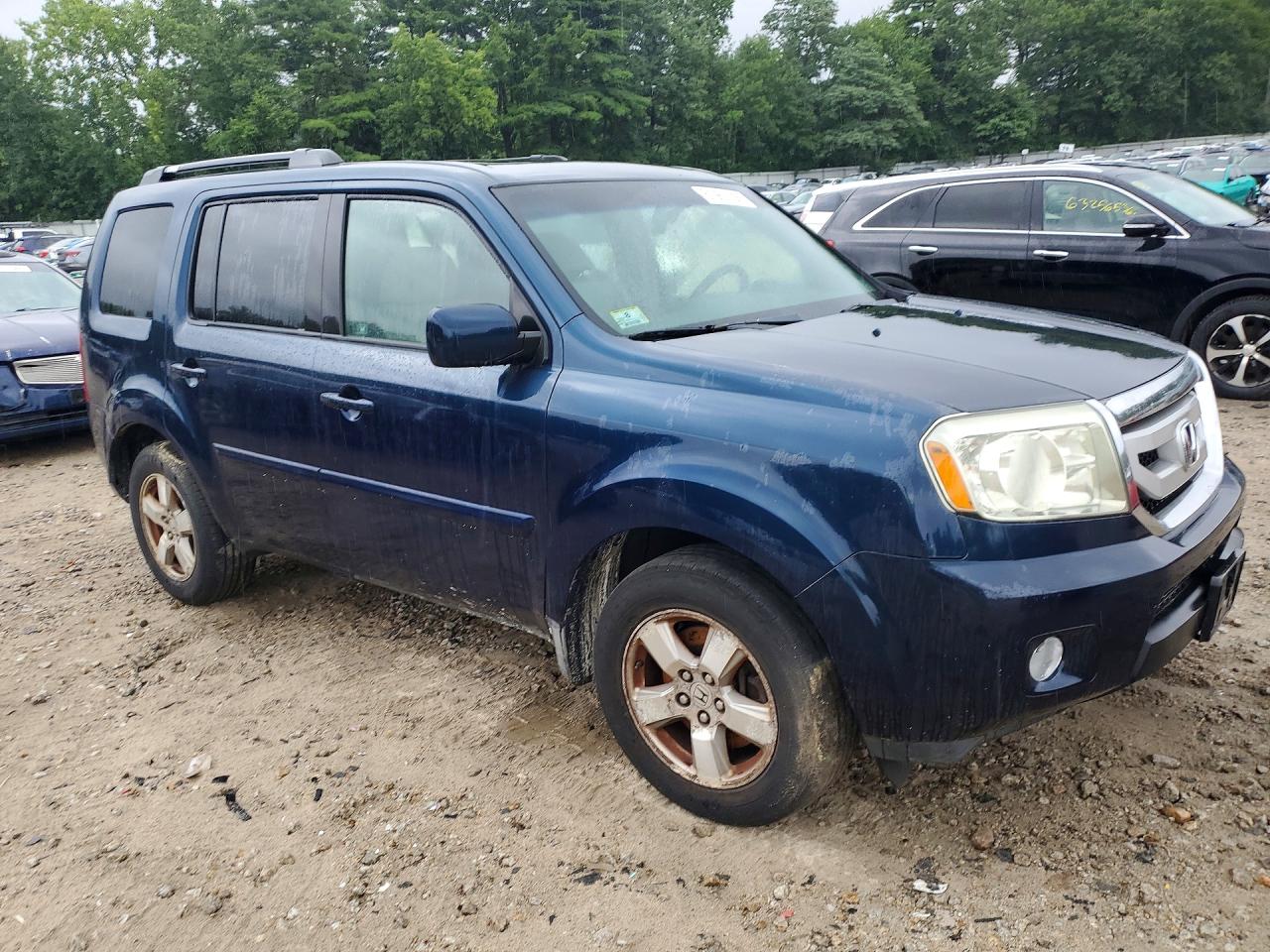 2009 Honda Pilot Exl Blue vin: 5FNYF48539B037177