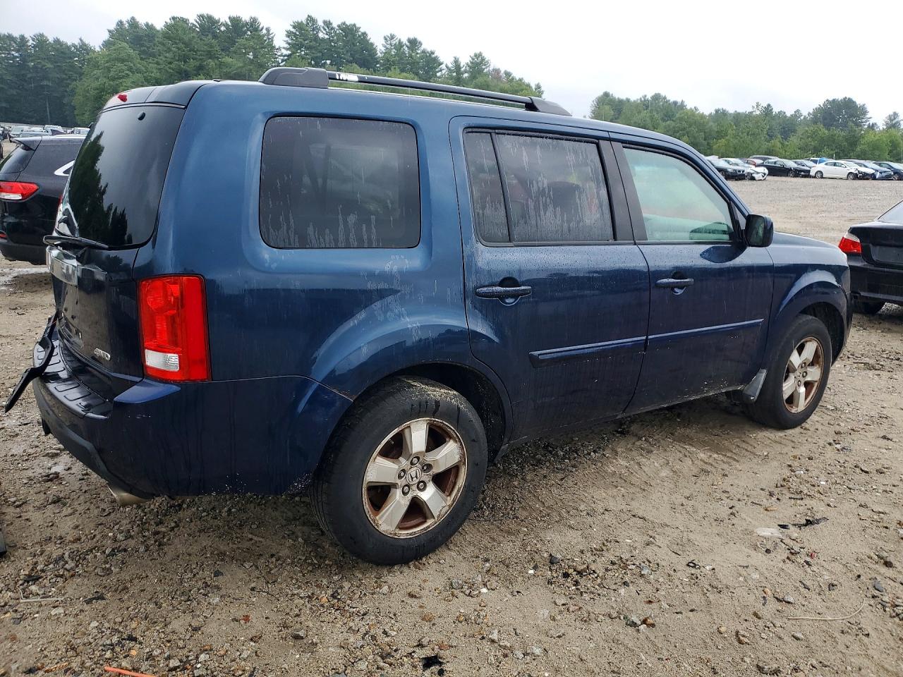 2009 Honda Pilot Exl Blue vin: 5FNYF48539B037177