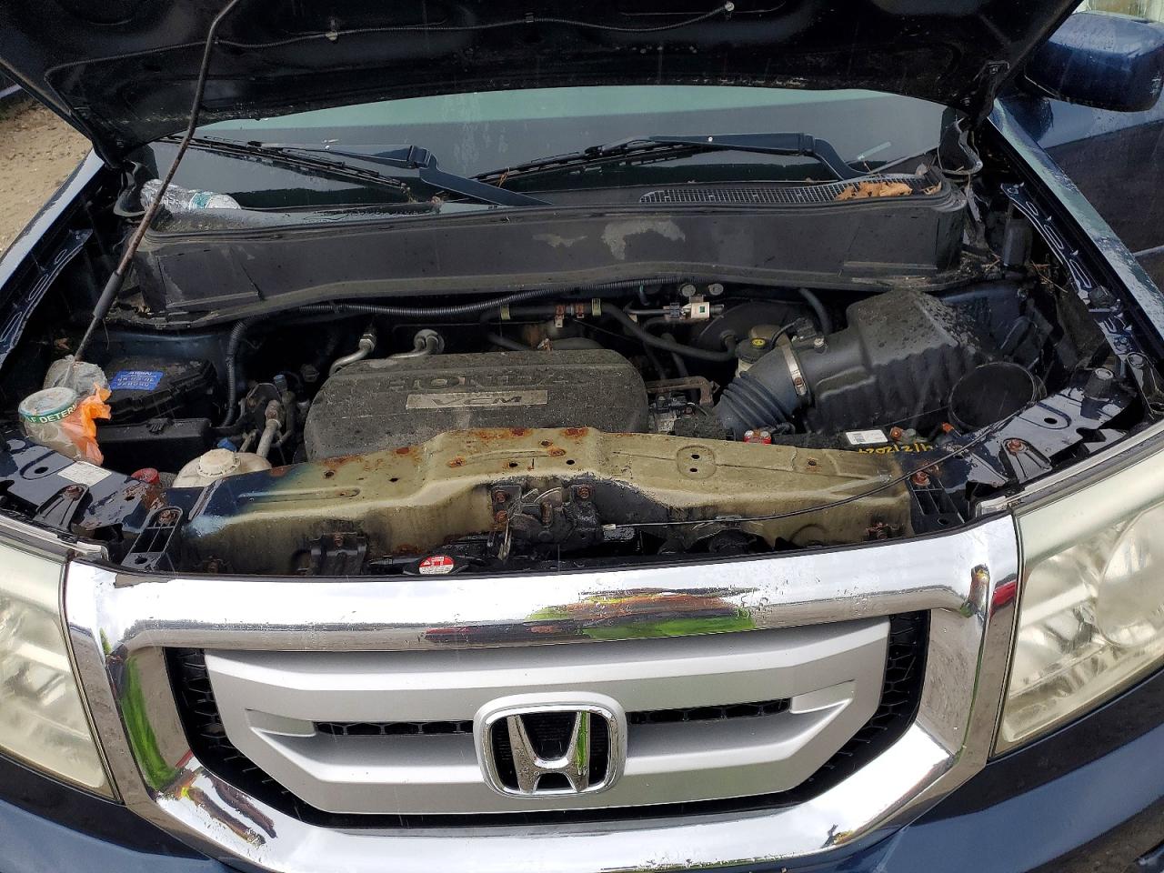 2009 Honda Pilot Exl Blue vin: 5FNYF48539B037177