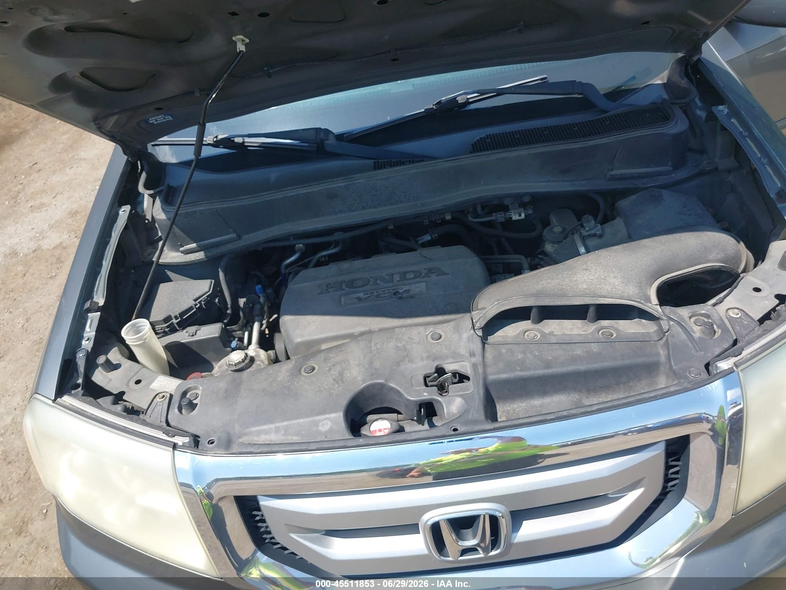 2009 Honda Pilot Ex-l Gray vin: 5FNYF48539B042234