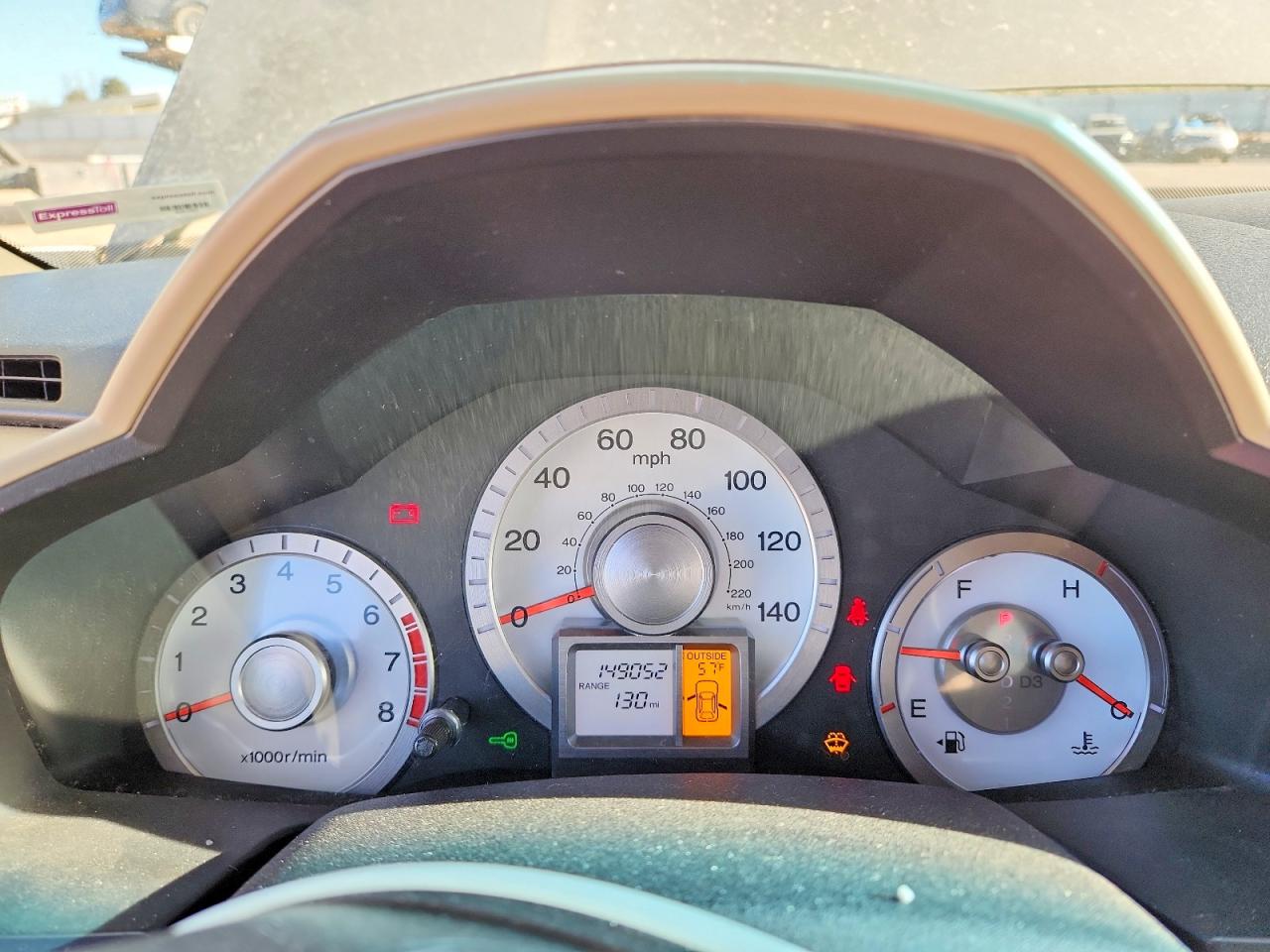 2009 Honda Pilot Exl Tan vin: 5FNYF48539B050687