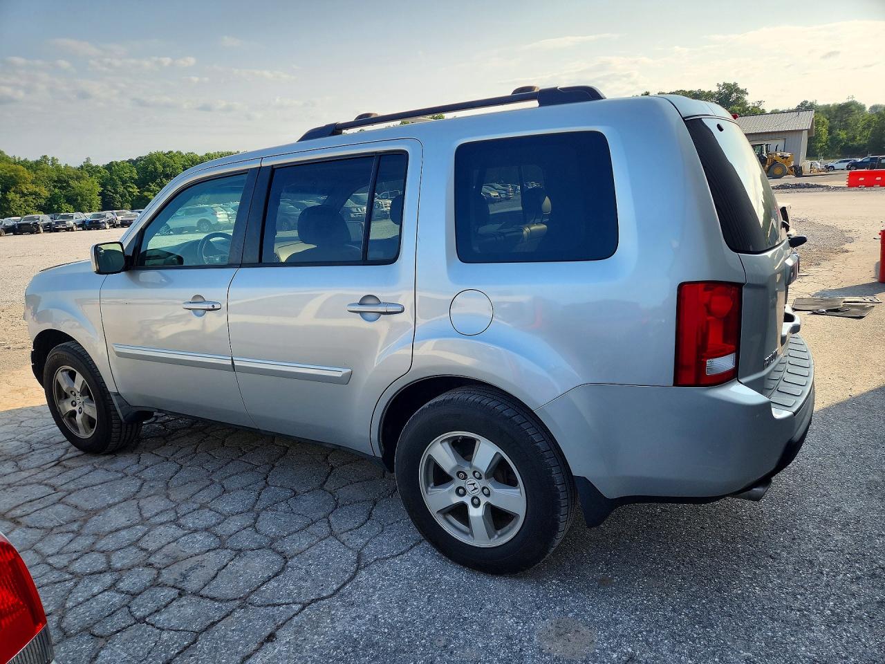 2009 Honda Pilot Exl Silver vin: 5FNYF48549B017455