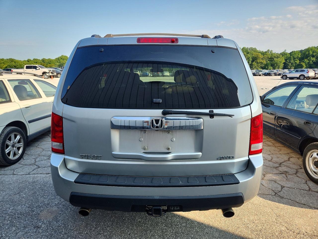 2009 Honda Pilot Exl Silver vin: 5FNYF48549B017455