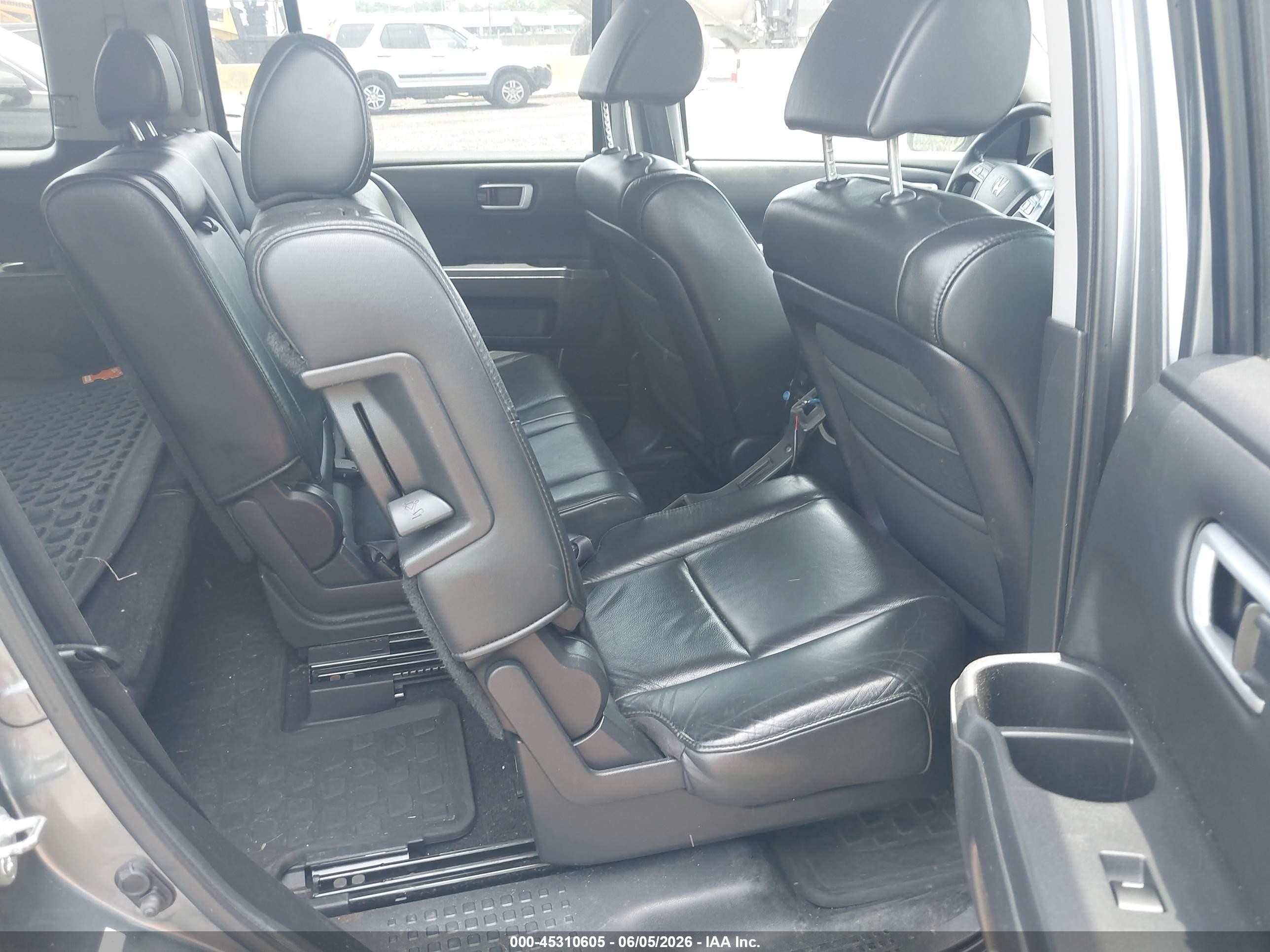 2009 Honda Pilot Ex-l Gray vin: 5FNYF48549B018976