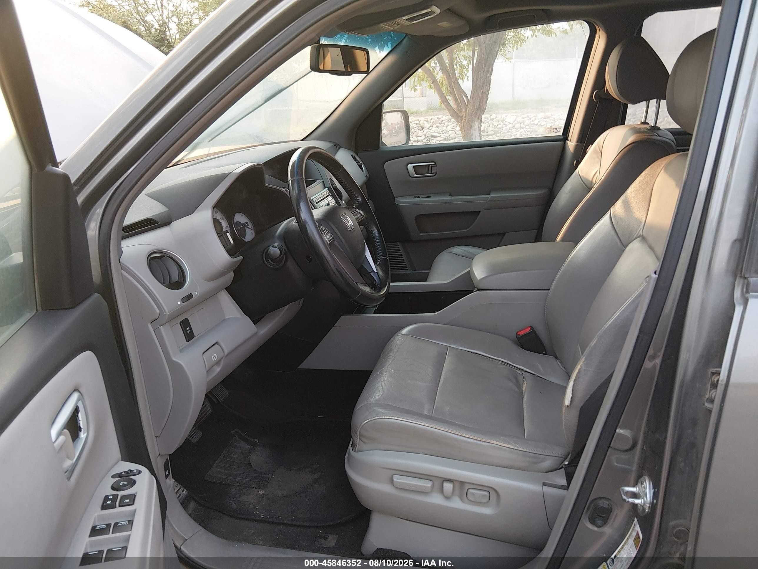 2009 Honda Pilot Ex-l Gray vin: 5FNYF48549B036765