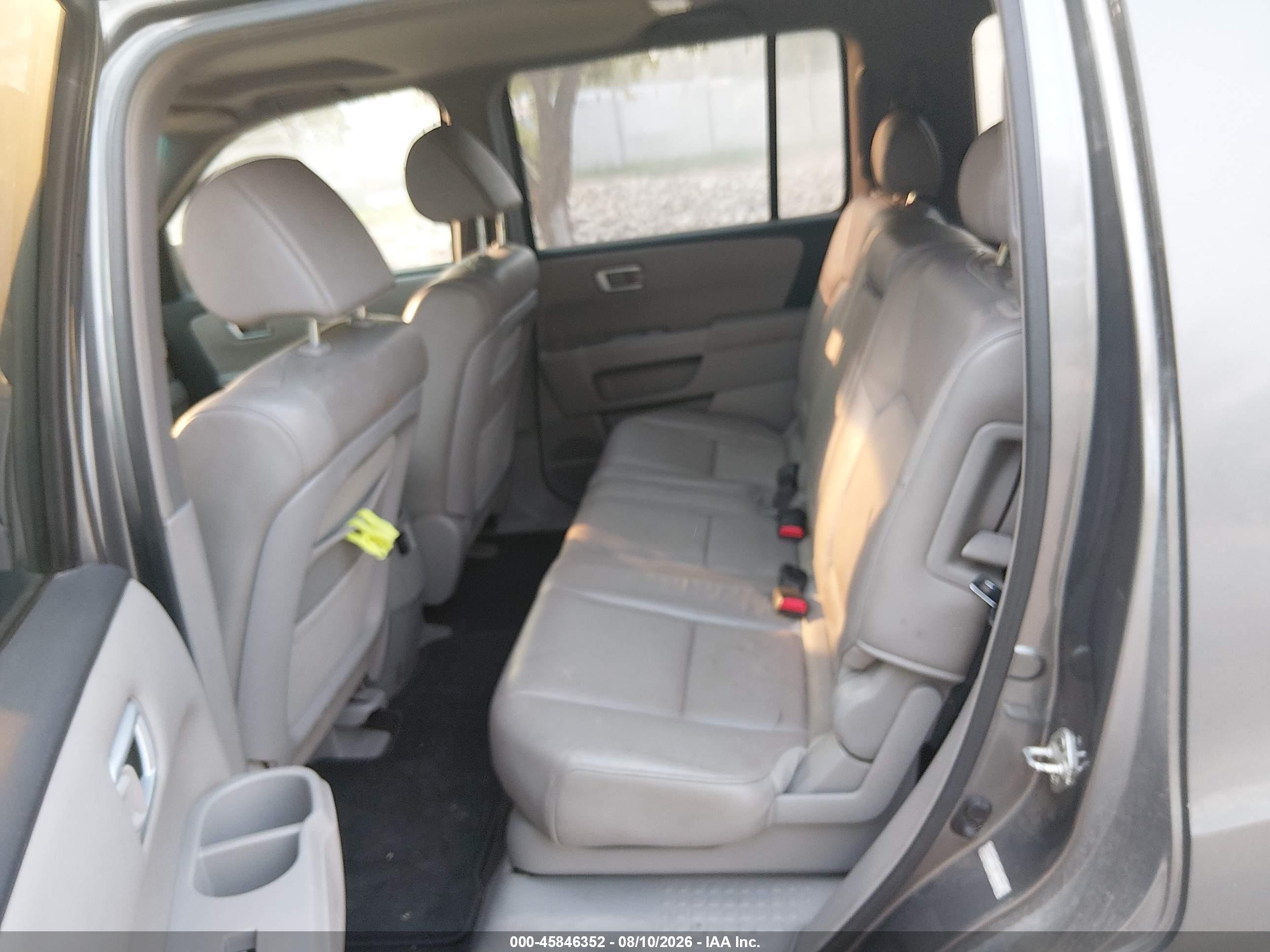 2009 Honda Pilot Ex-l Gray vin: 5FNYF48549B036765