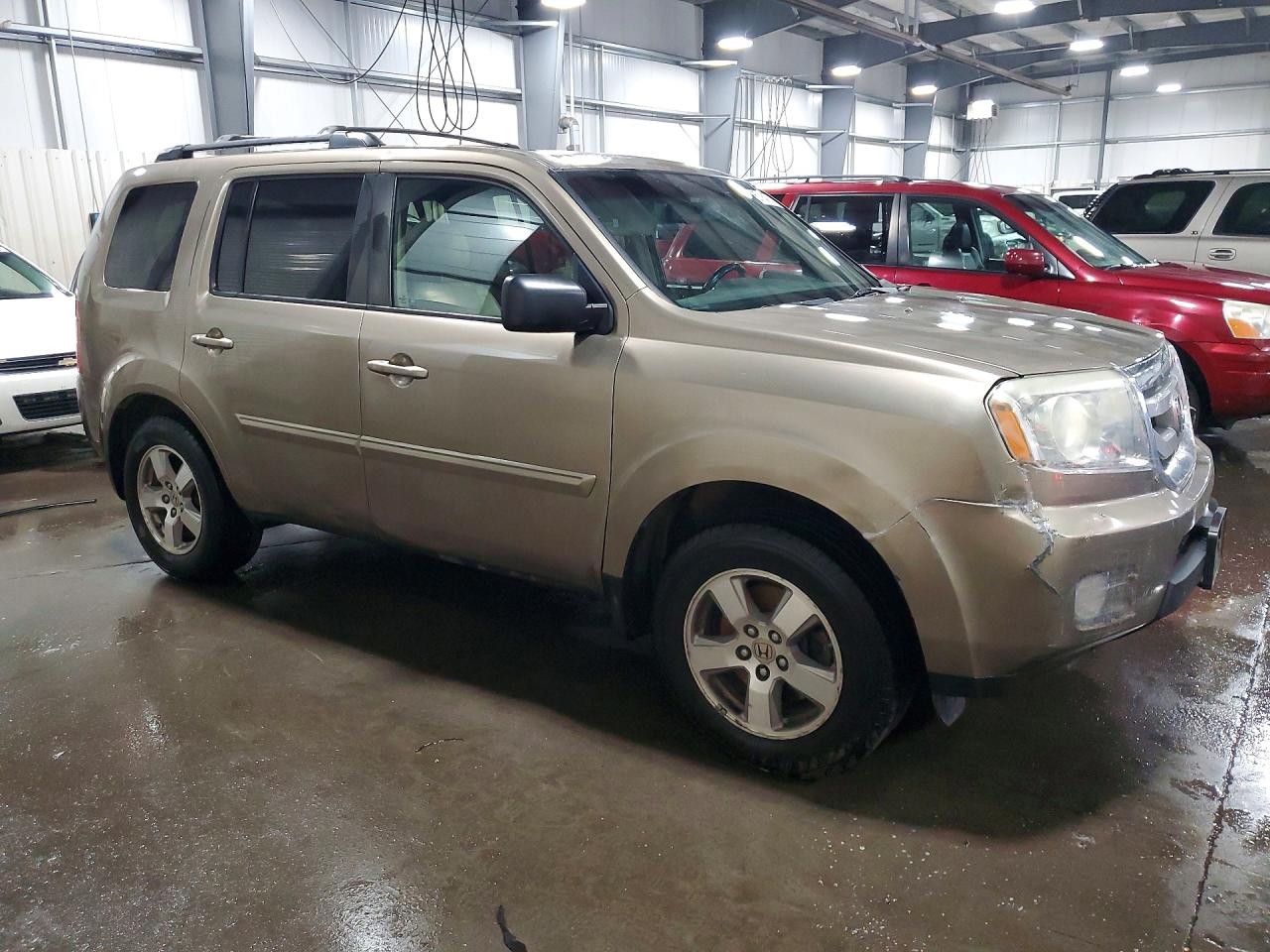 2009 Honda Pilot Exl Tan vin: 5FNYF48559B033440