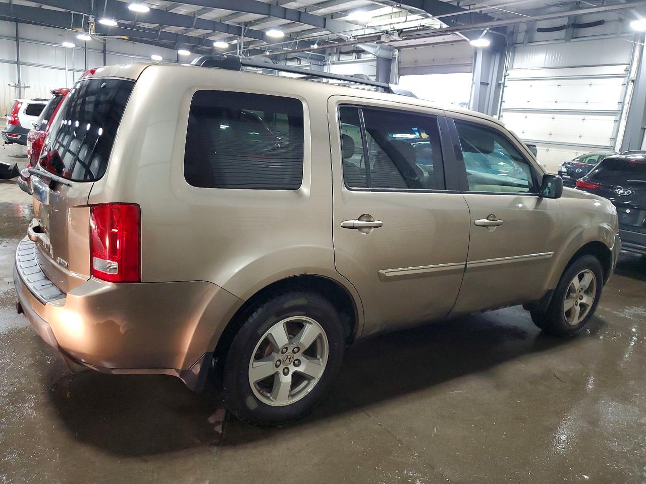 2009 Honda Pilot Exl Tan vin: 5FNYF48559B033440