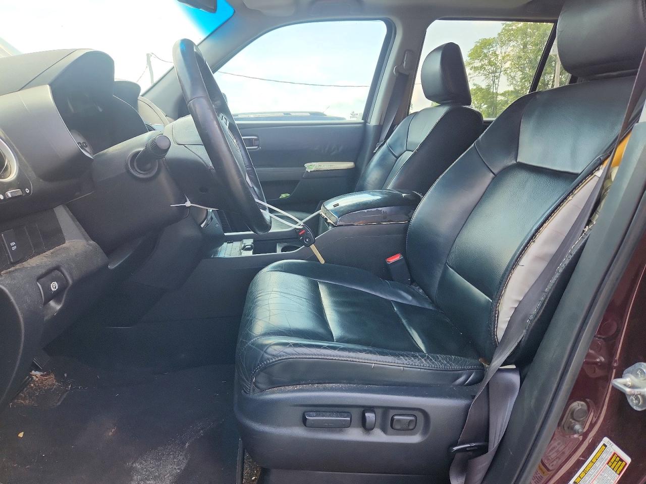 2009 Honda Pilot Exl Maroon vin: 5FNYF48559B035351
