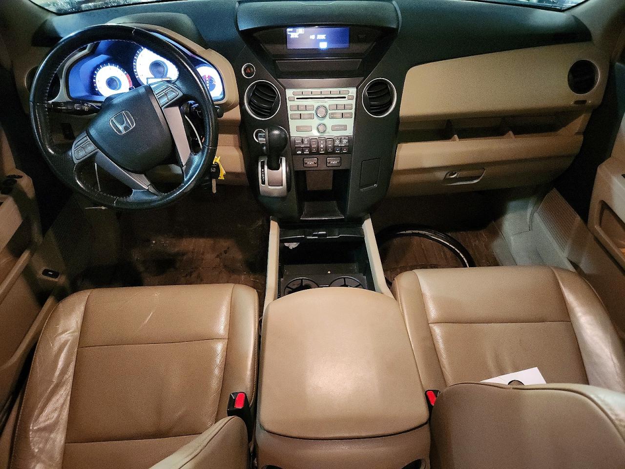 2009 Honda Pilot Exl Gray vin: 5FNYF48559B049007