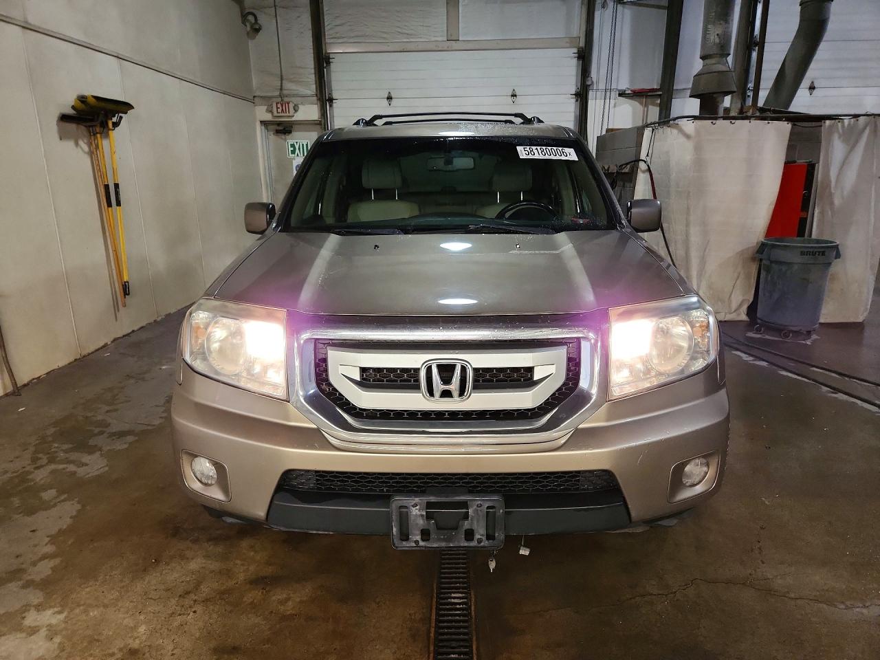 2009 Honda Pilot Exl Gray vin: 5FNYF48559B049007