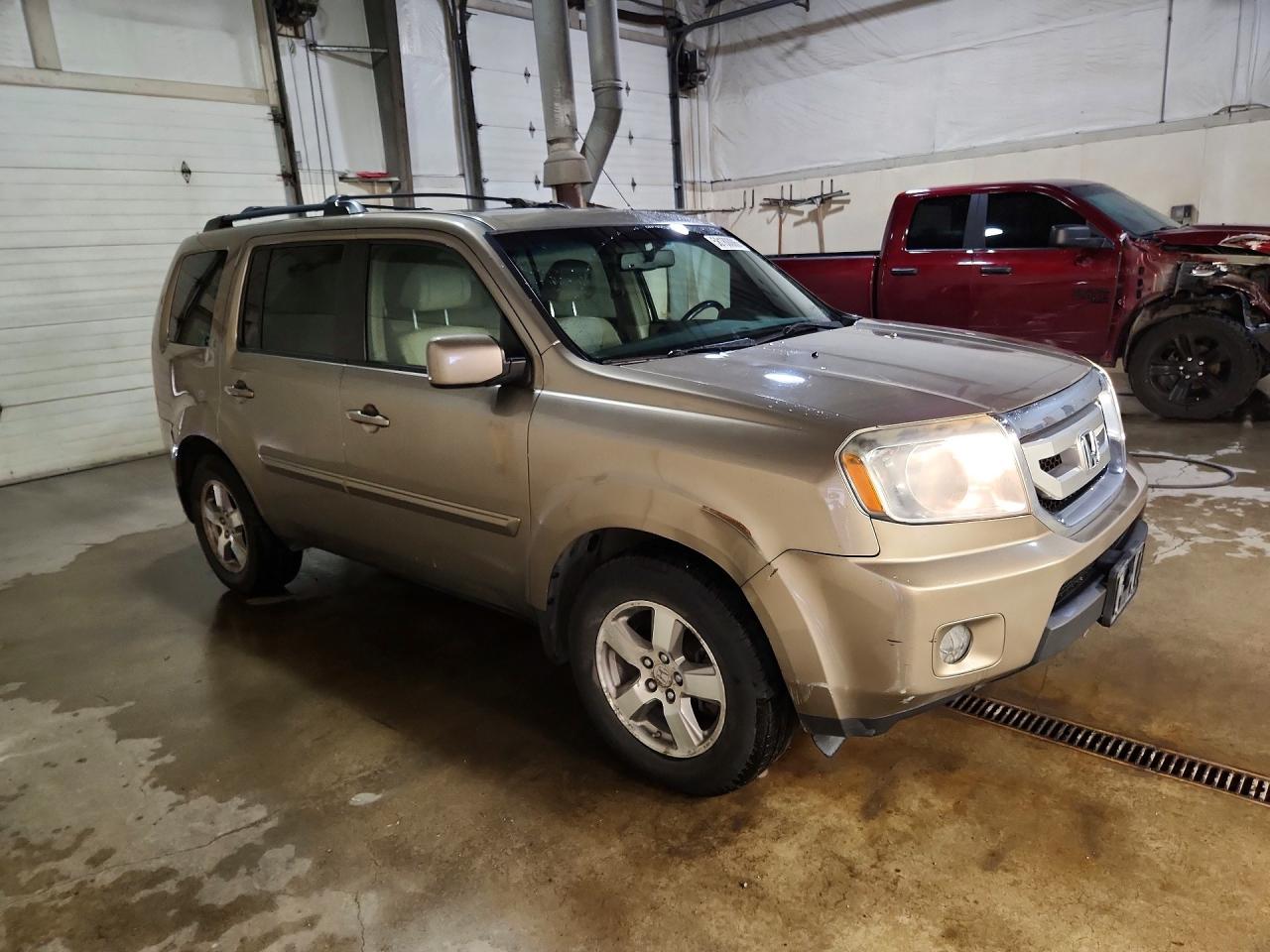 2009 Honda Pilot Exl Gray vin: 5FNYF48559B049007