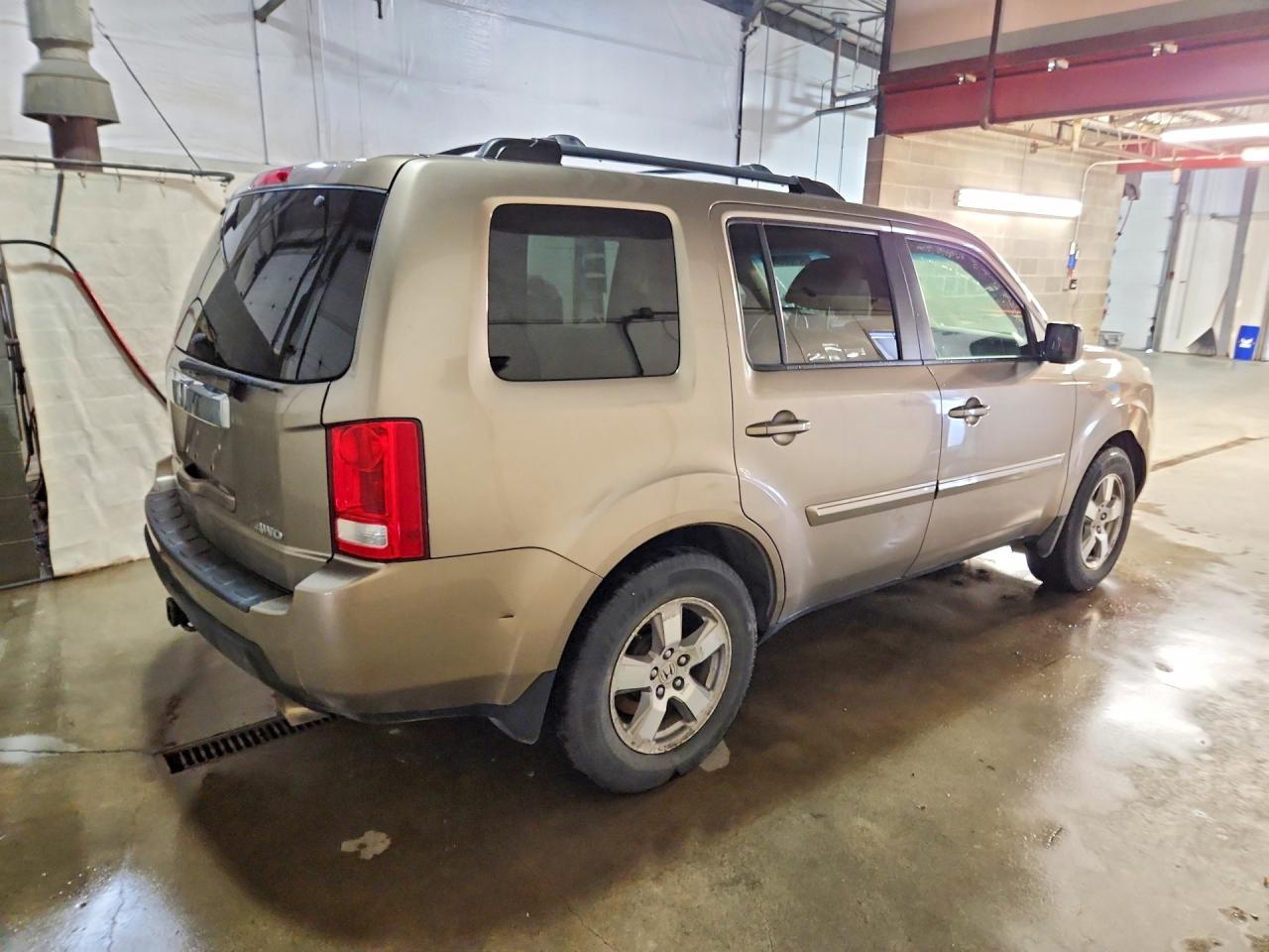 2009 Honda Pilot Exl Gray vin: 5FNYF48559B049007