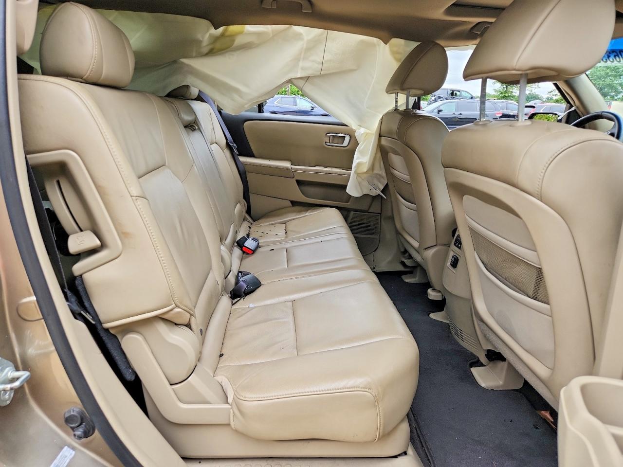 2009 Honda Pilot Exl Tan vin: 5FNYF48569B001046