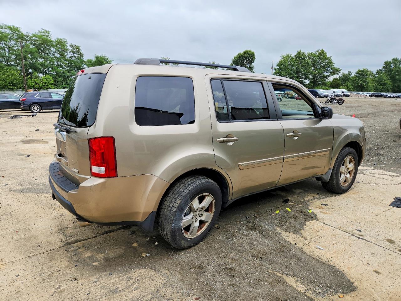 2009 Honda Pilot Exl Tan vin: 5FNYF48569B001046