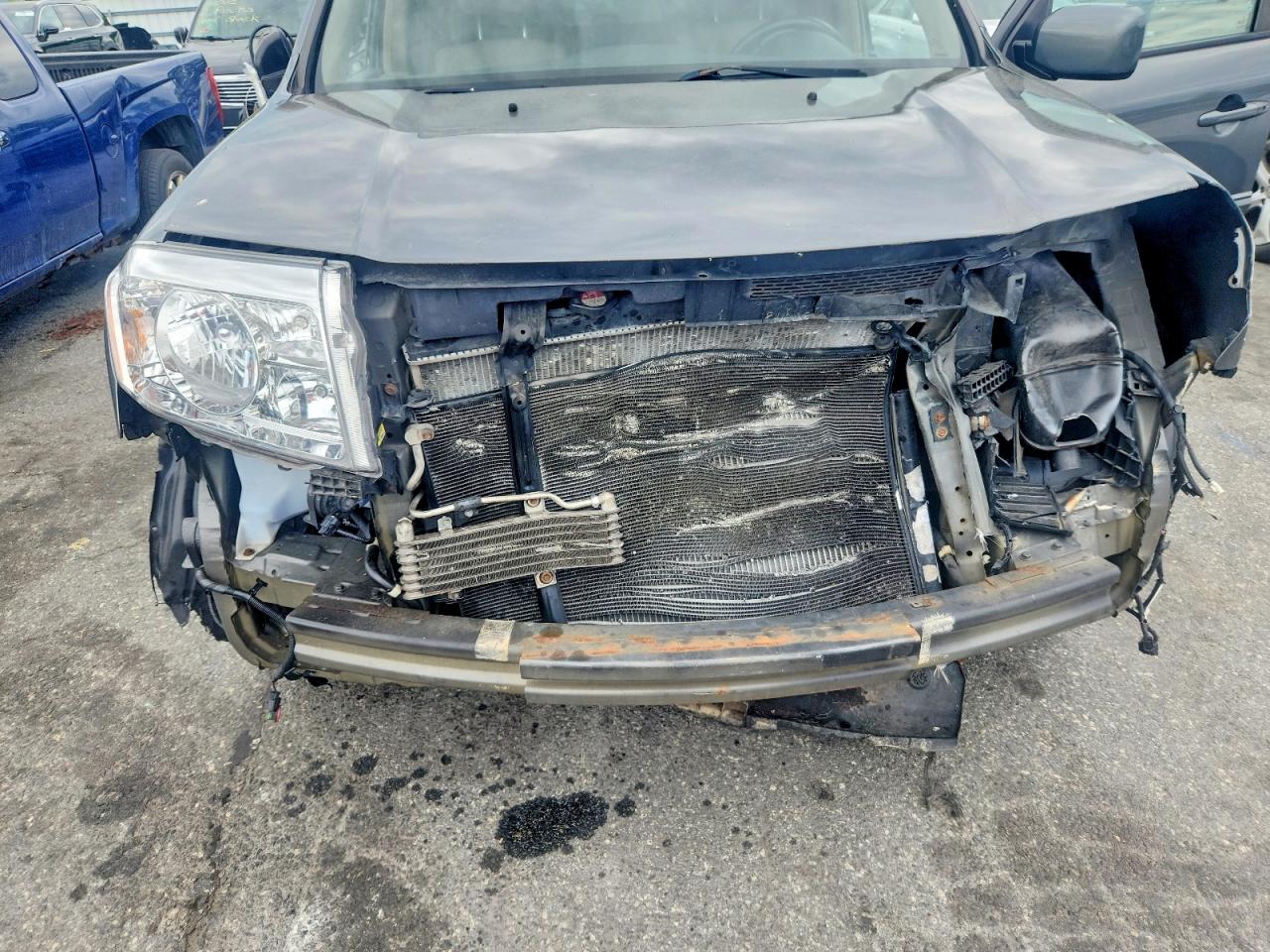 2009 Honda Pilot Exl Charcoal vin: 5FNYF48569B001550