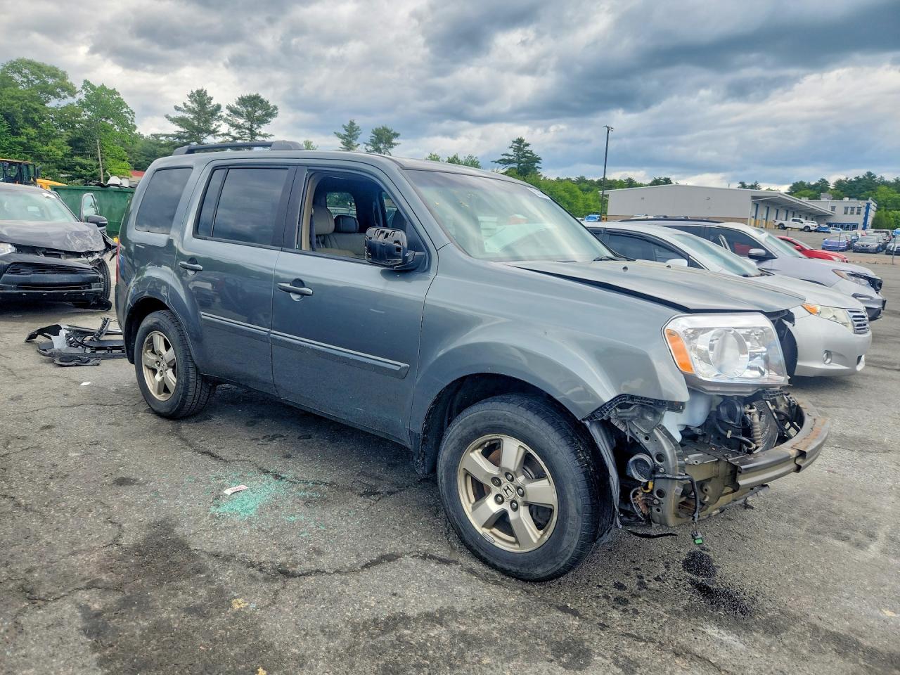 2009 Honda Pilot Exl Charcoal vin: 5FNYF48569B001550
