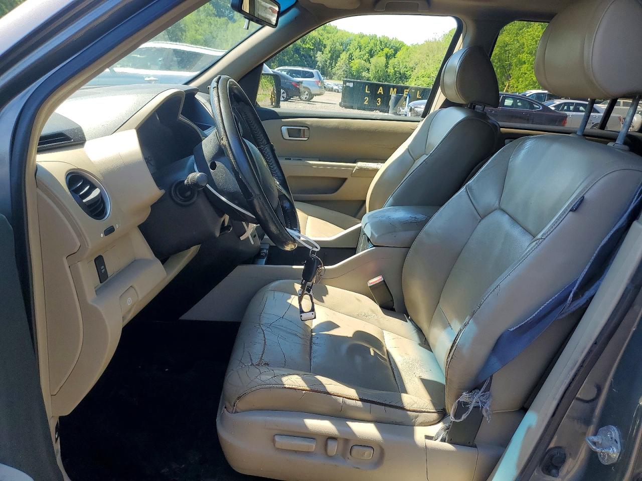 2009 Honda Pilot Exl Gray vin: 5FNYF48569B004027
