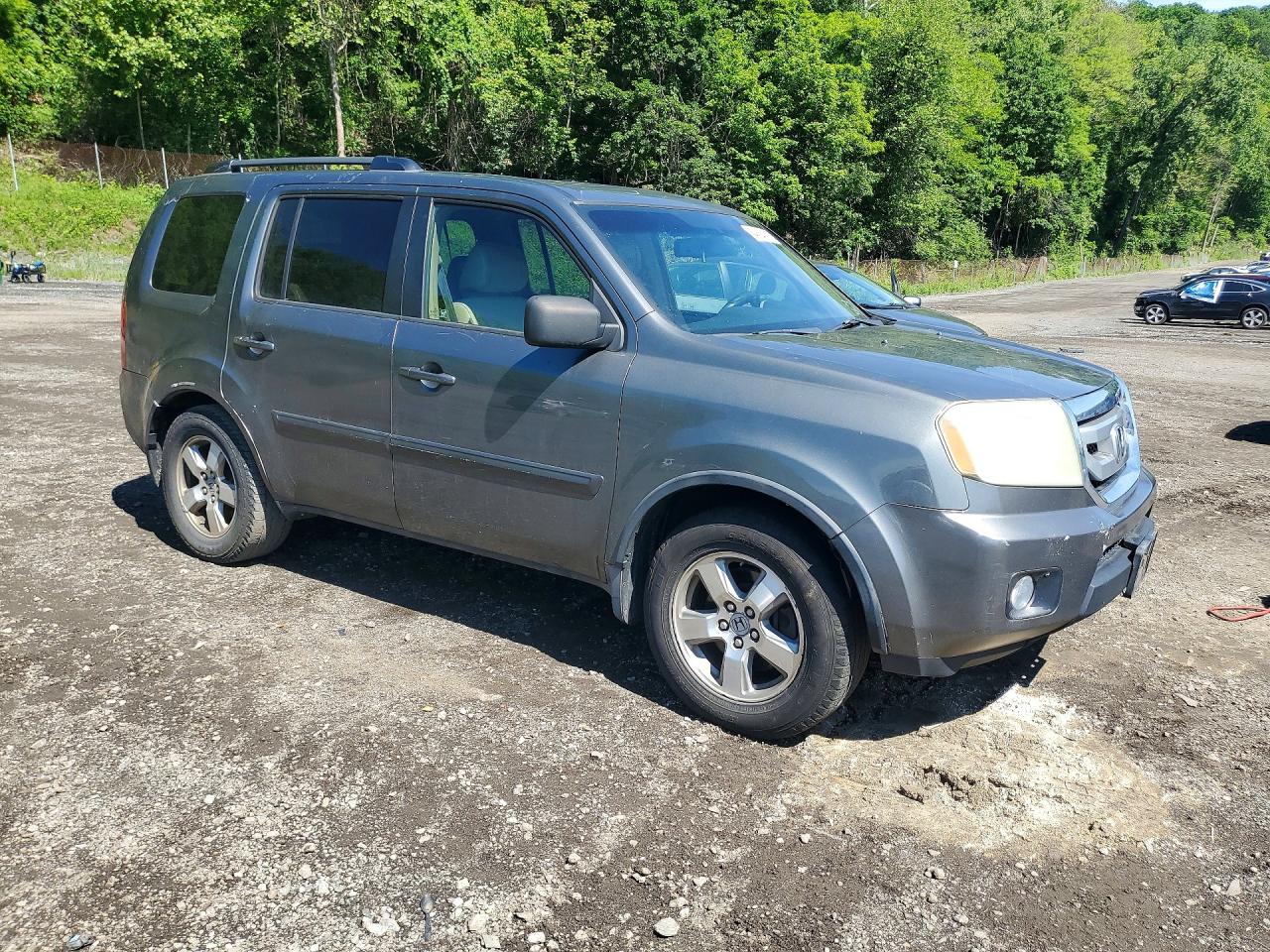 2009 Honda Pilot Exl Gray vin: 5FNYF48569B004027
