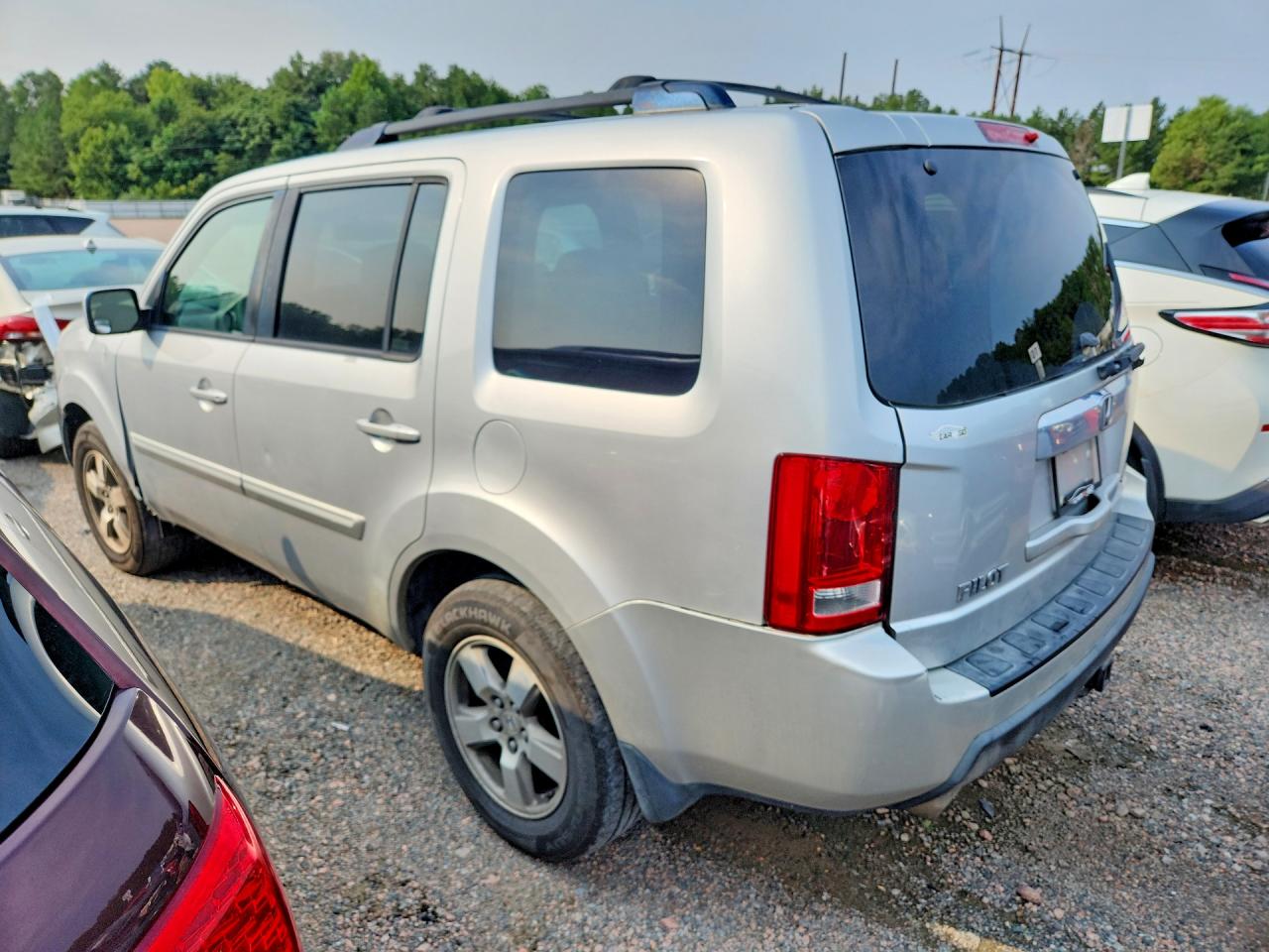 2009 Honda Pilot Exl Silver vin: 5FNYF48569B032331