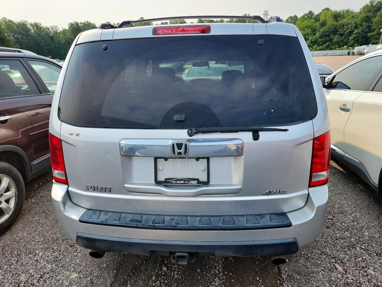 2009 Honda Pilot Exl Silver vin: 5FNYF48569B032331