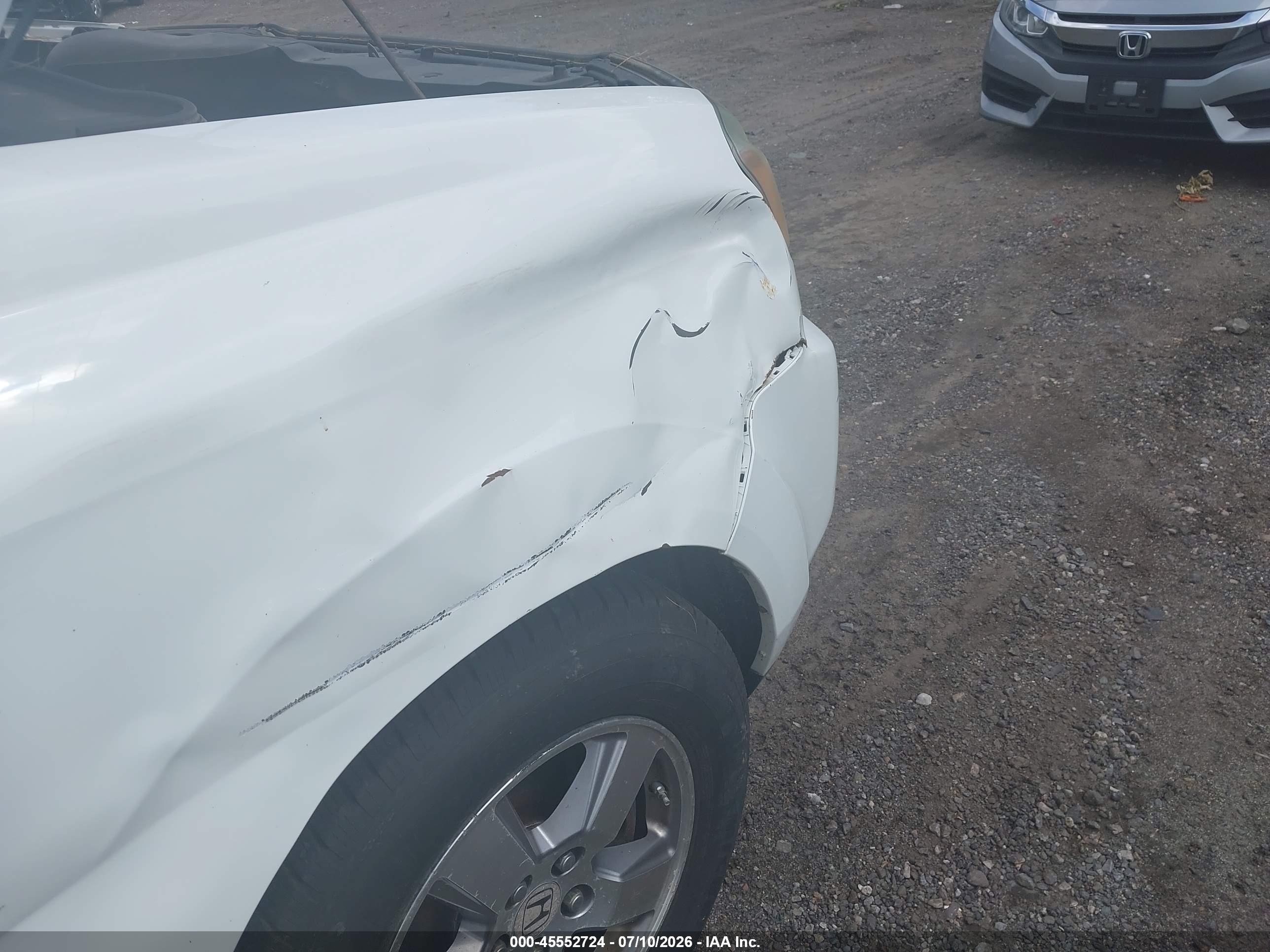 2009 Honda Pilot Ex-l Белый vin: 5FNYF48569B051347