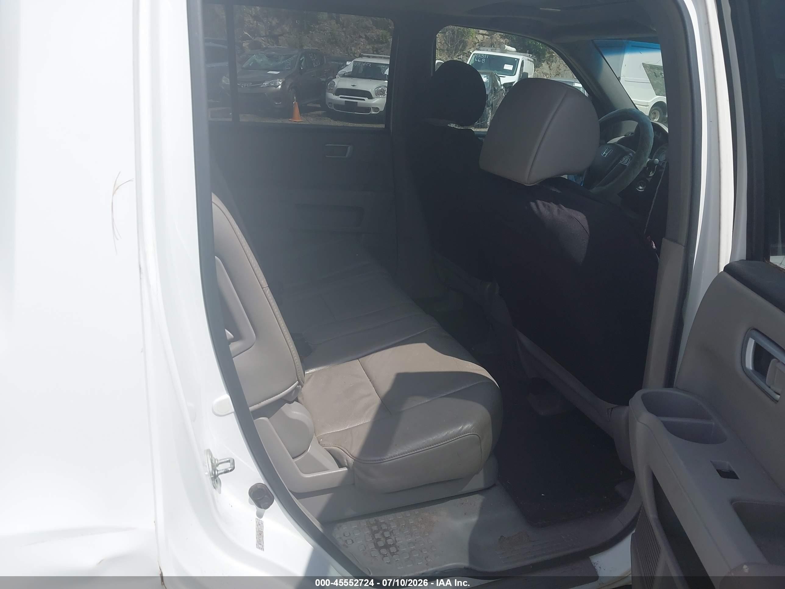 2009 Honda Pilot Ex-l Белый vin: 5FNYF48569B051347