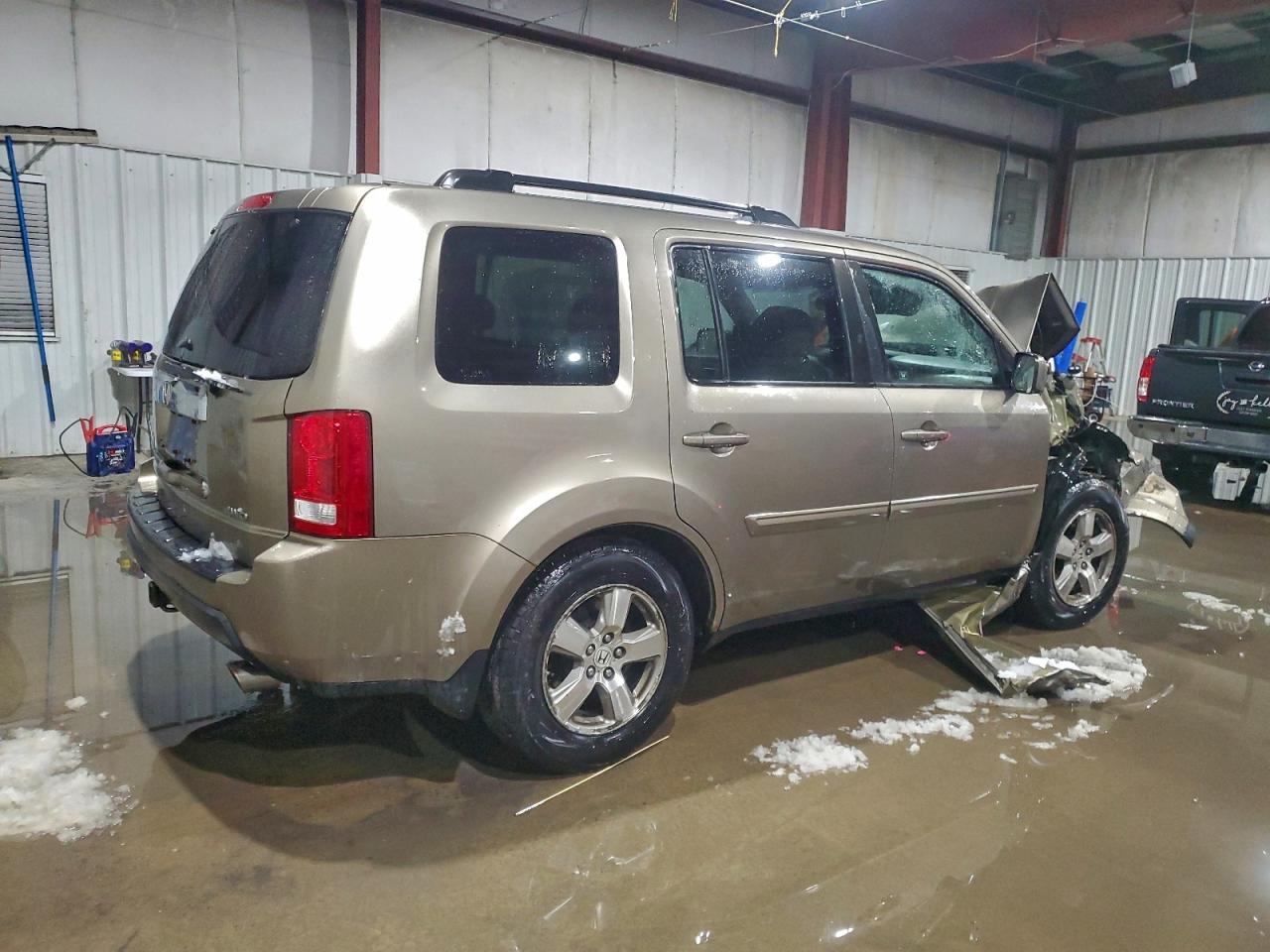 2009 Honda Pilot Exl Gold vin: 5FNYF48569B052675