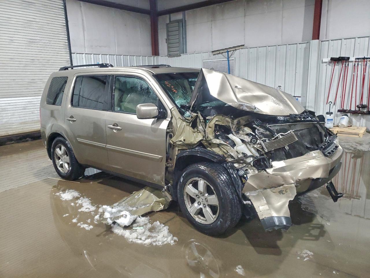 2009 Honda Pilot Exl Gold vin: 5FNYF48569B052675
