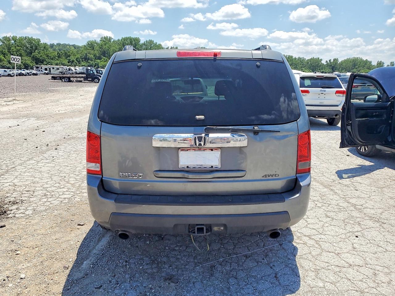2009 Honda Pilot Exl Gray vin: 5FNYF48579B028224