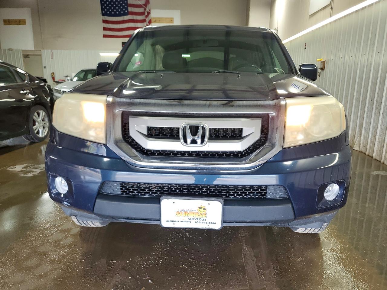 2009 Honda Pilot Exl Blue vin: 5FNYF48579B032385