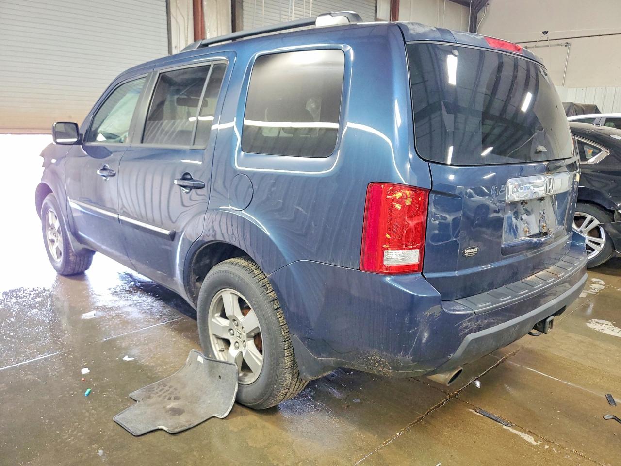 2009 Honda Pilot Exl Blue vin: 5FNYF48579B032385