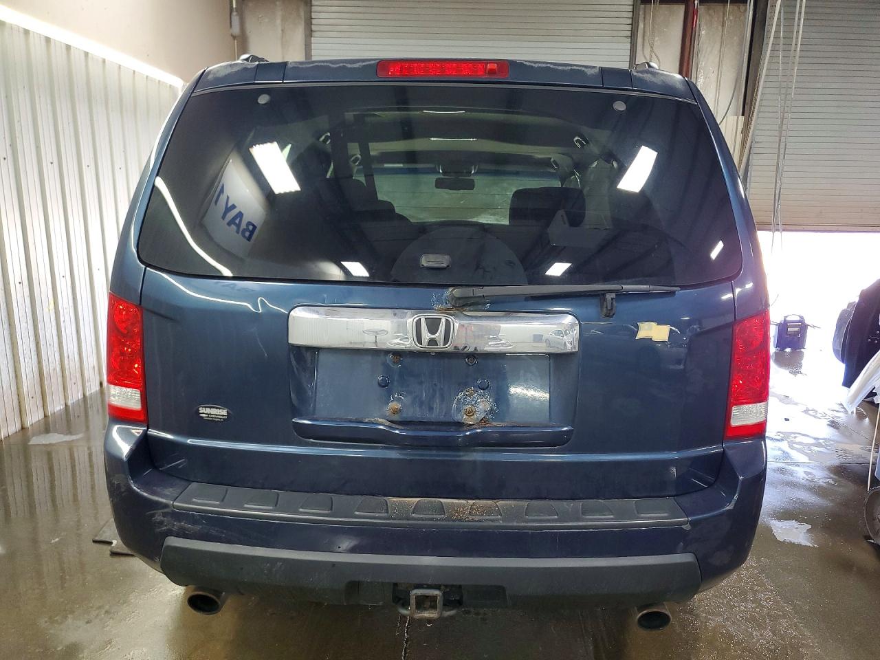 2009 Honda Pilot Exl Blue vin: 5FNYF48579B032385