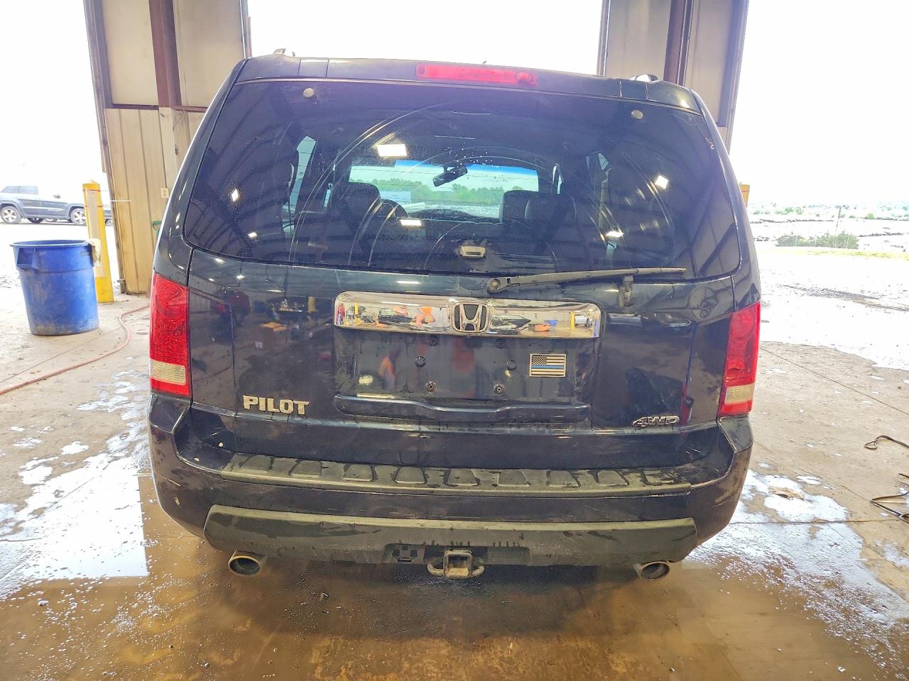 2009 Honda Pilot Exl Blue vin: 5FNYF48579B052720