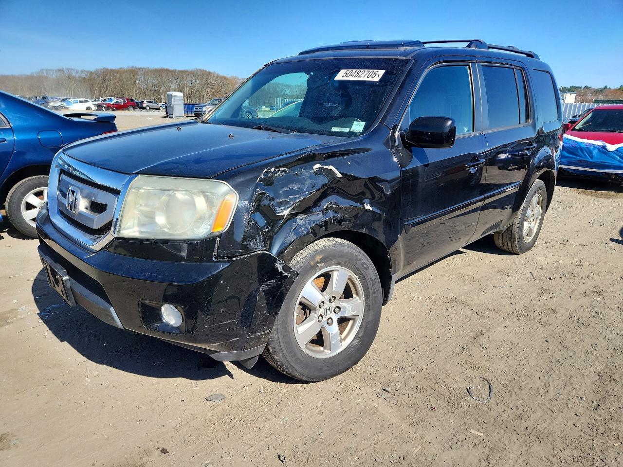2009 Honda Pilot Exl Black vin: 5FNYF48589B041791