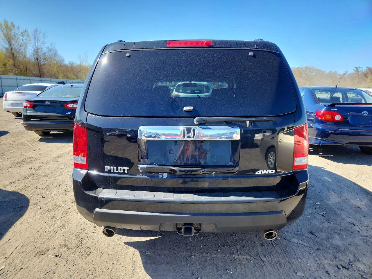2009 Honda Pilot Exl Черный vin: 5FNYF48589B041791