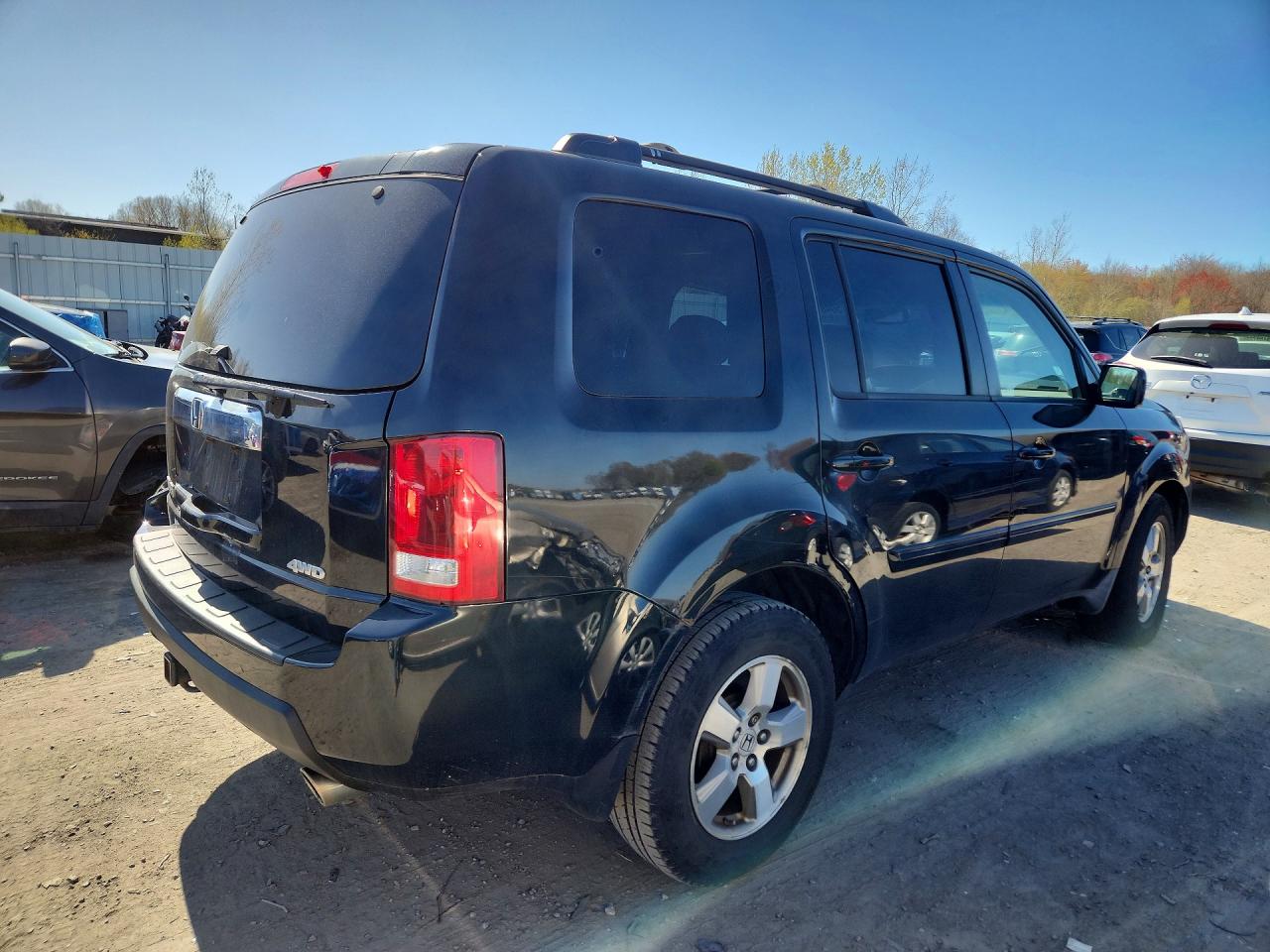 2009 Honda Pilot Exl Черный vin: 5FNYF48589B041791