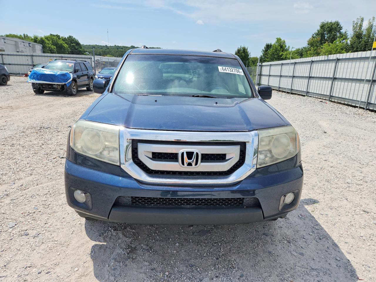 2009 Honda Pilot Exl Blue vin: 5FNYF48589B049650