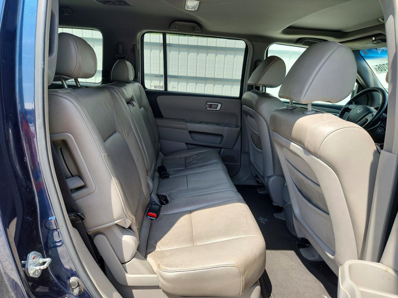 2009 Honda Pilot Exl Blue vin: 5FNYF48589B049650