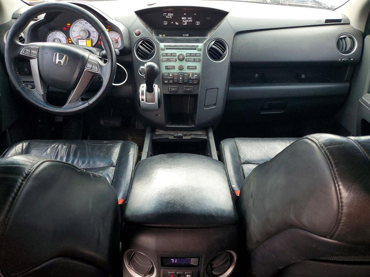 2009 Honda Pilot Exl Red vin: 5FNYF48599B005107
