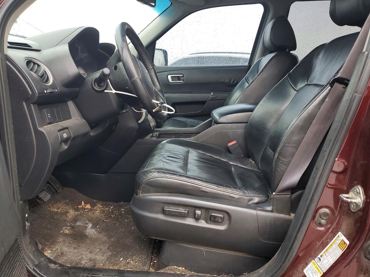 2009 Honda Pilot Exl Red vin: 5FNYF48599B005107